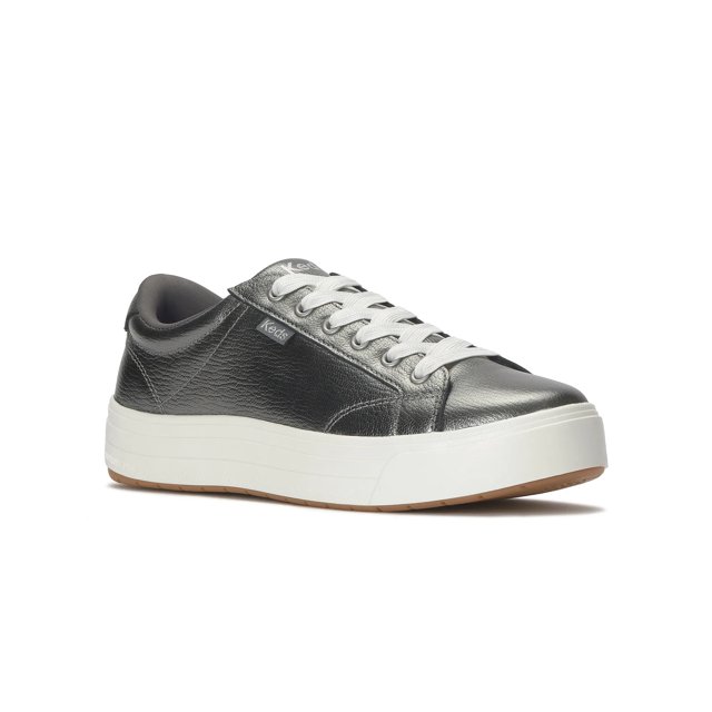 Park Metallic Leather Lace Up