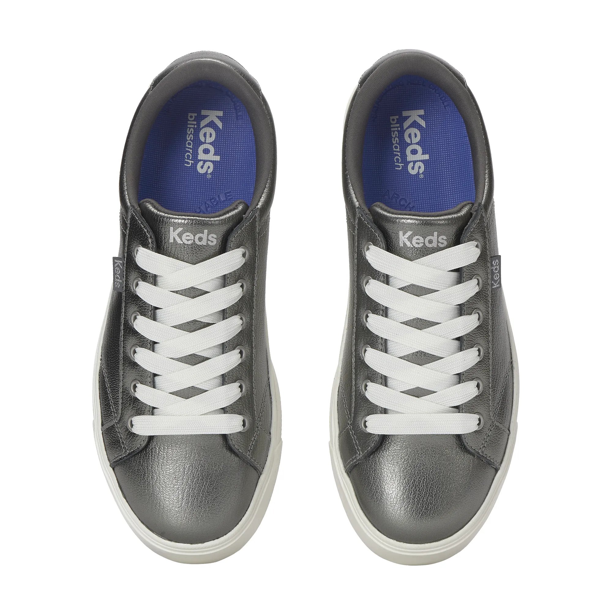 Park Metallic Leather Lace Up