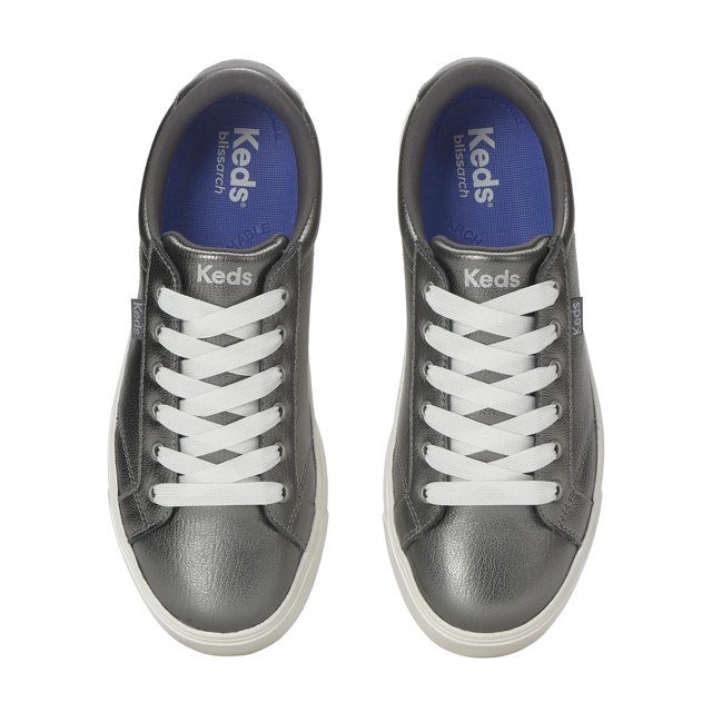 Park Metallic Leather Lace Up