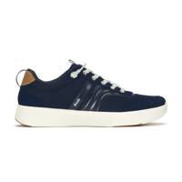 BlissWalk Ubal Mesh/Suede/Leather Slip-On Navy/Cognac view