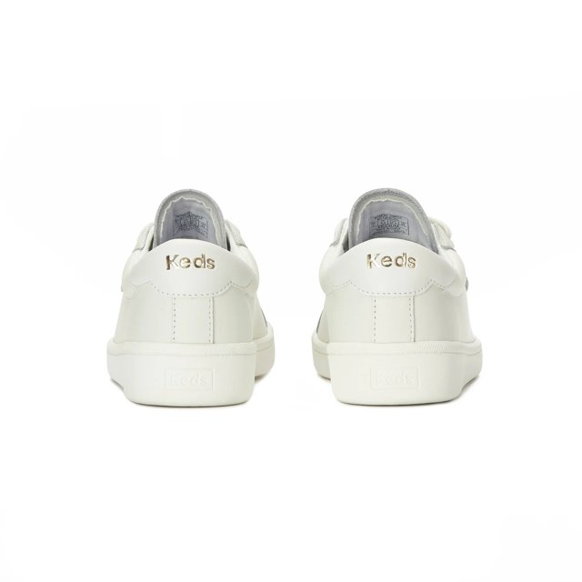 Keds Kickback Leather, Scarpe da Ginnastica Donna, Bianco, 35.5 EU