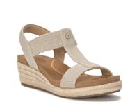 Timina Espadrille Wedge Sandal Beige view