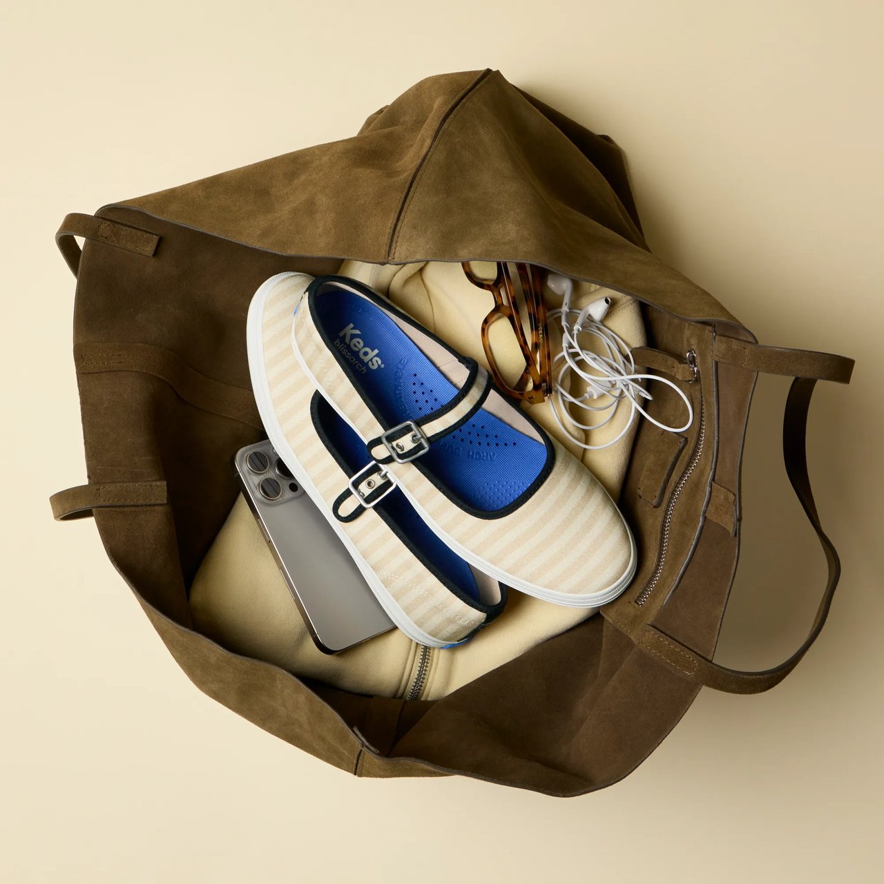 Maisie Mary Jane Printed Stripe Twill