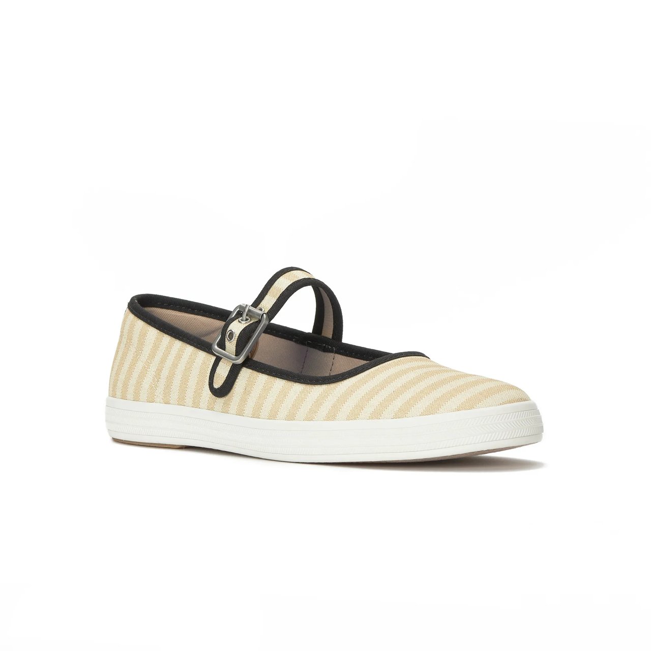 Maisie Mary Jane Printed Stripe Twill