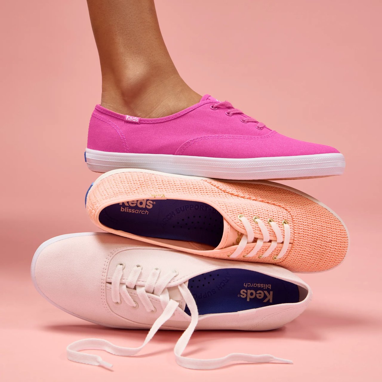 Champion Cotton Mesh Lace-Up