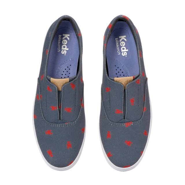 Keds Champion Round Toe Nautical Canvas Slip-On - Free Shipping | KEDS