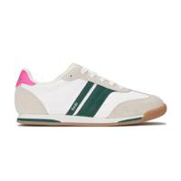 Revival Nylon/Suede/Leather Lace-Up Snow White/Forest Green/Hot Pink view