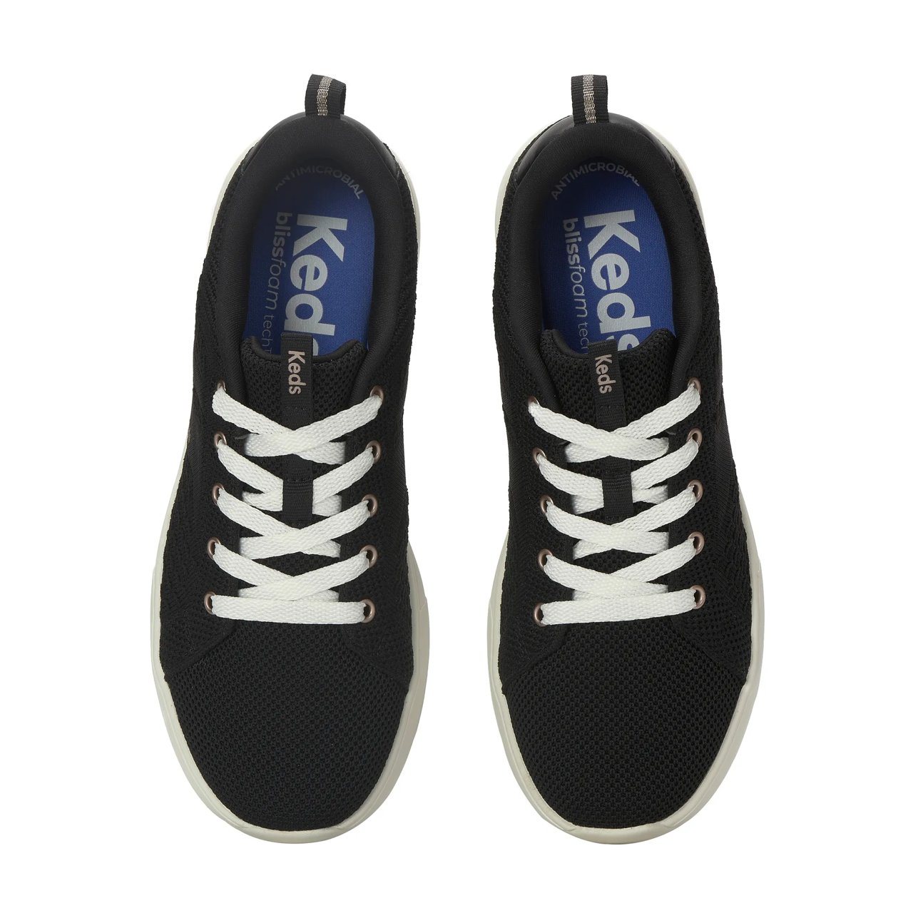 BlissWalk Textured Knit Lace-Up