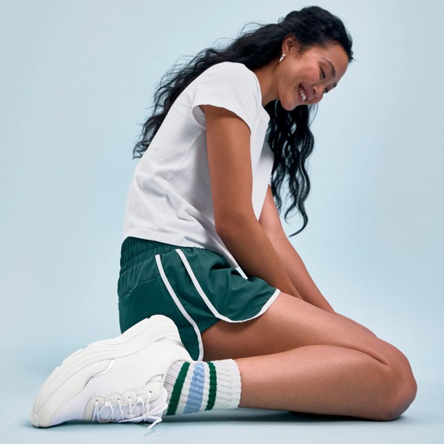 BlissMove Mesh/Leather Lace-Up