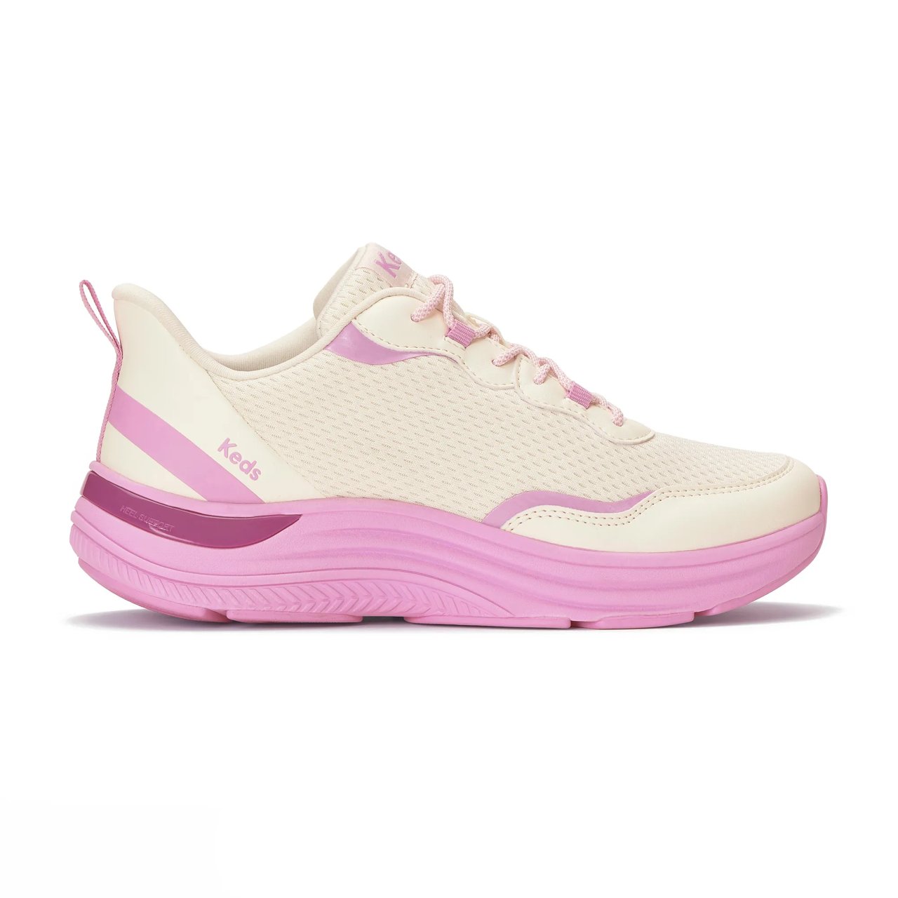 BlissMove Mesh/Leather Lace-Up