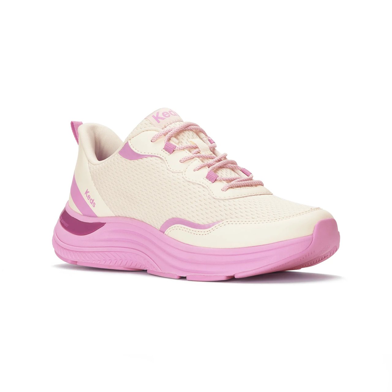 BlissMove Mesh/Leather Lace-Up