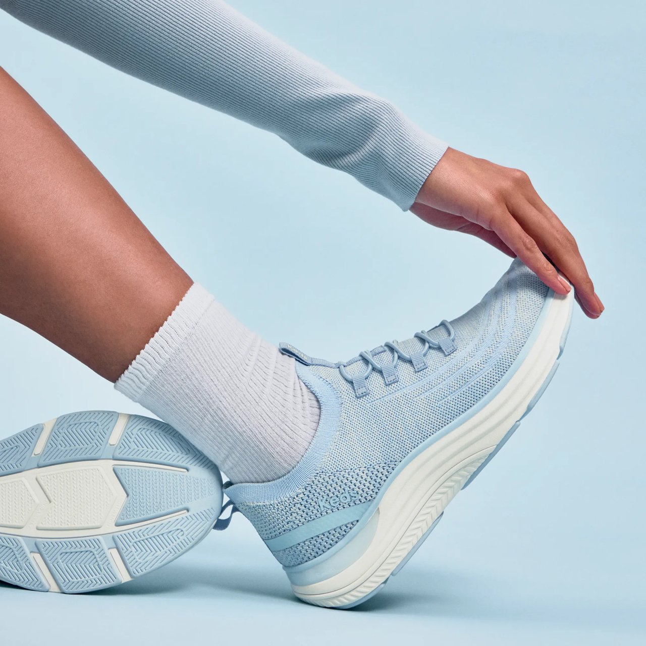 BlissMove Marled Knit Slip-On