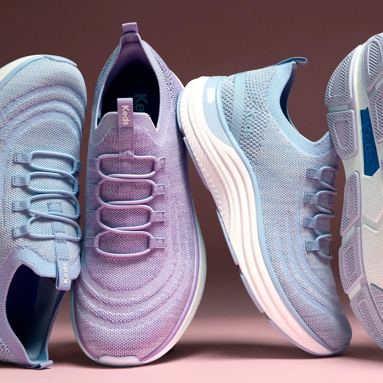 BlissMove Marled Knit Slip-On