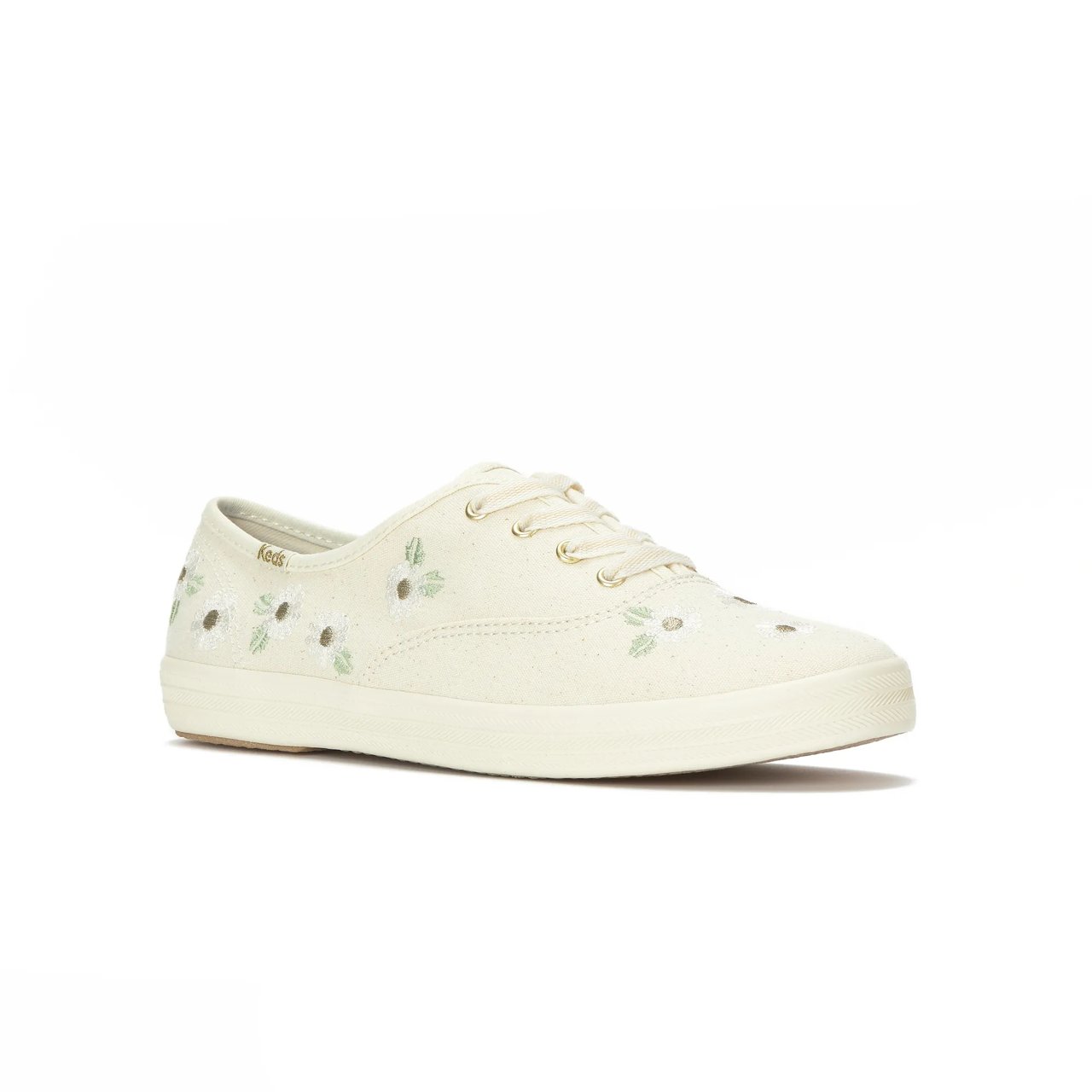 Champion Canvas Floral Embroidery Lace-Up