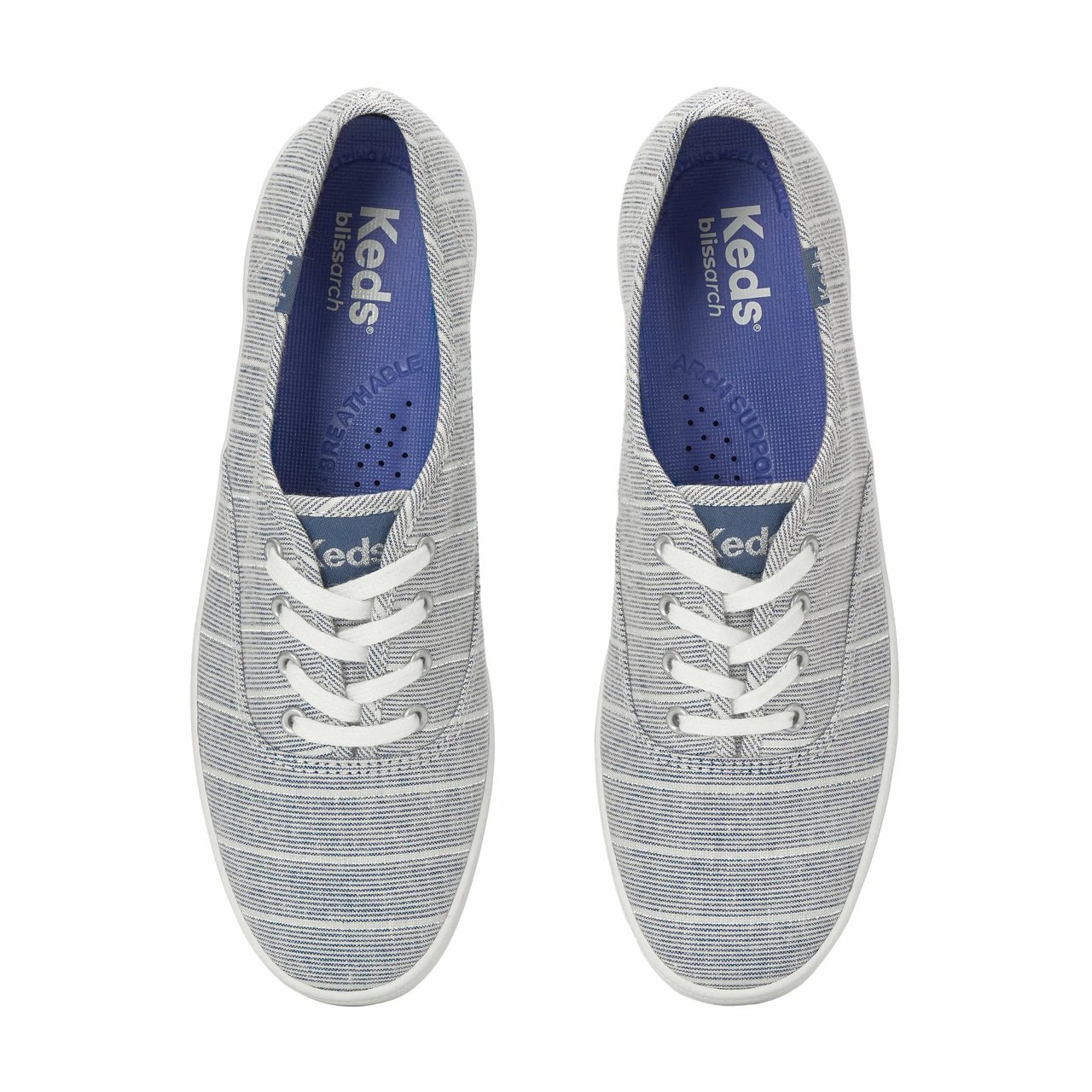 Champion Chambray Lurex Stripe Lace-Up