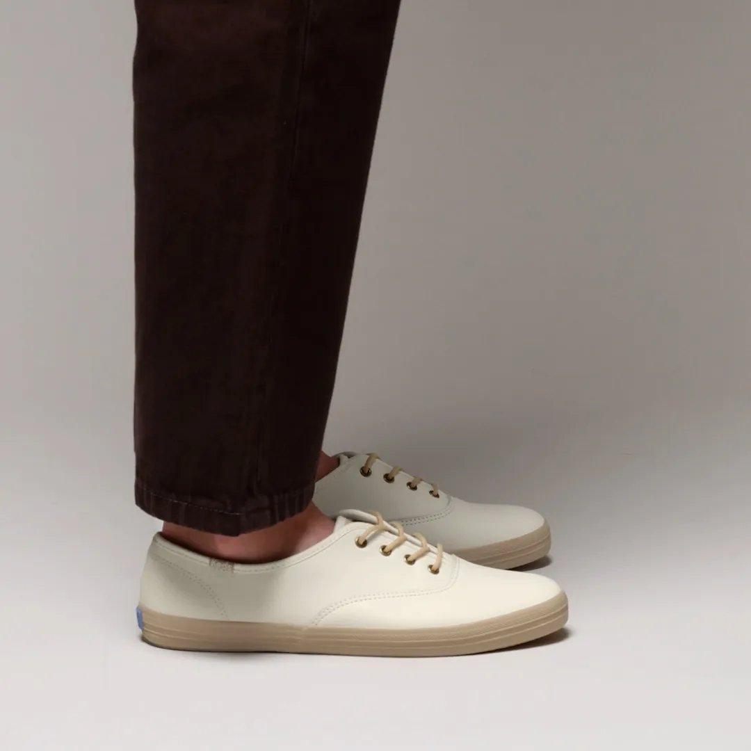 Champion Luxe Leather Round Laces Lace-Up