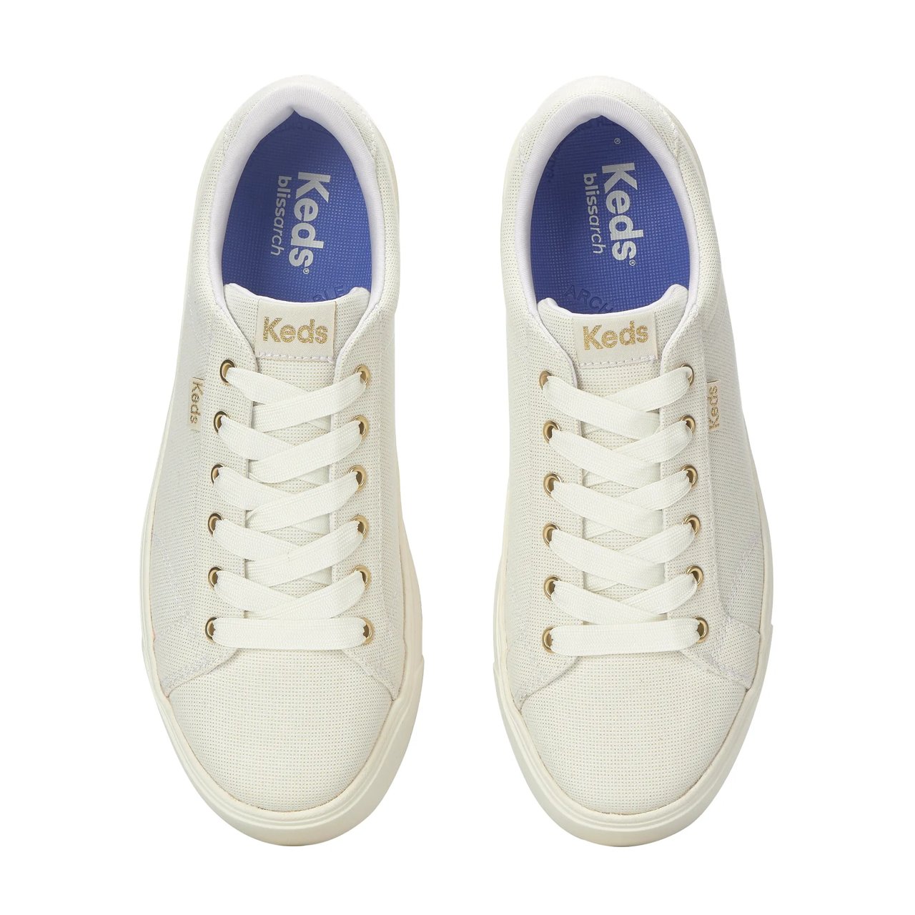 Park Lurex Textile Lace-Up