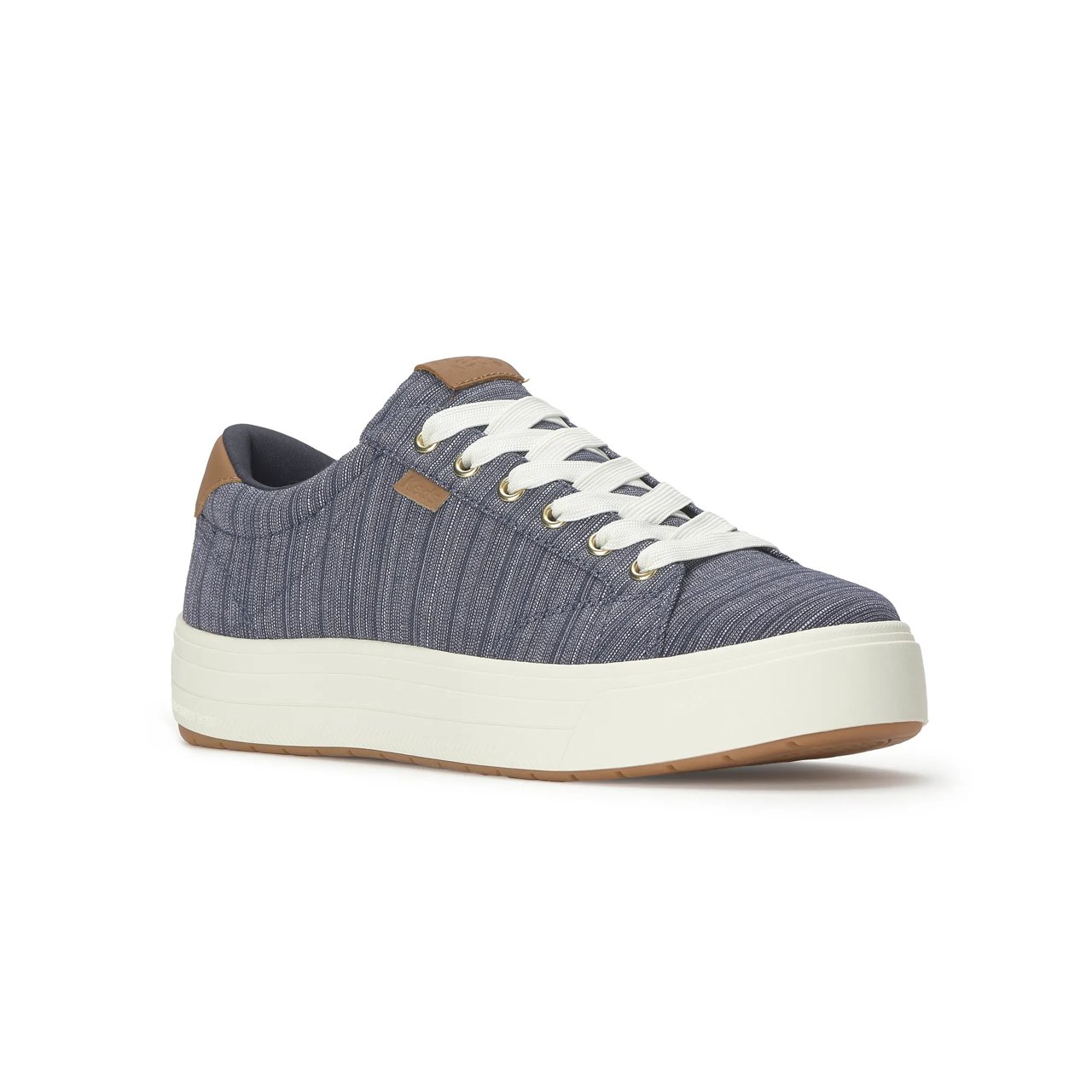 Park Stripe Chambray Lace-Up