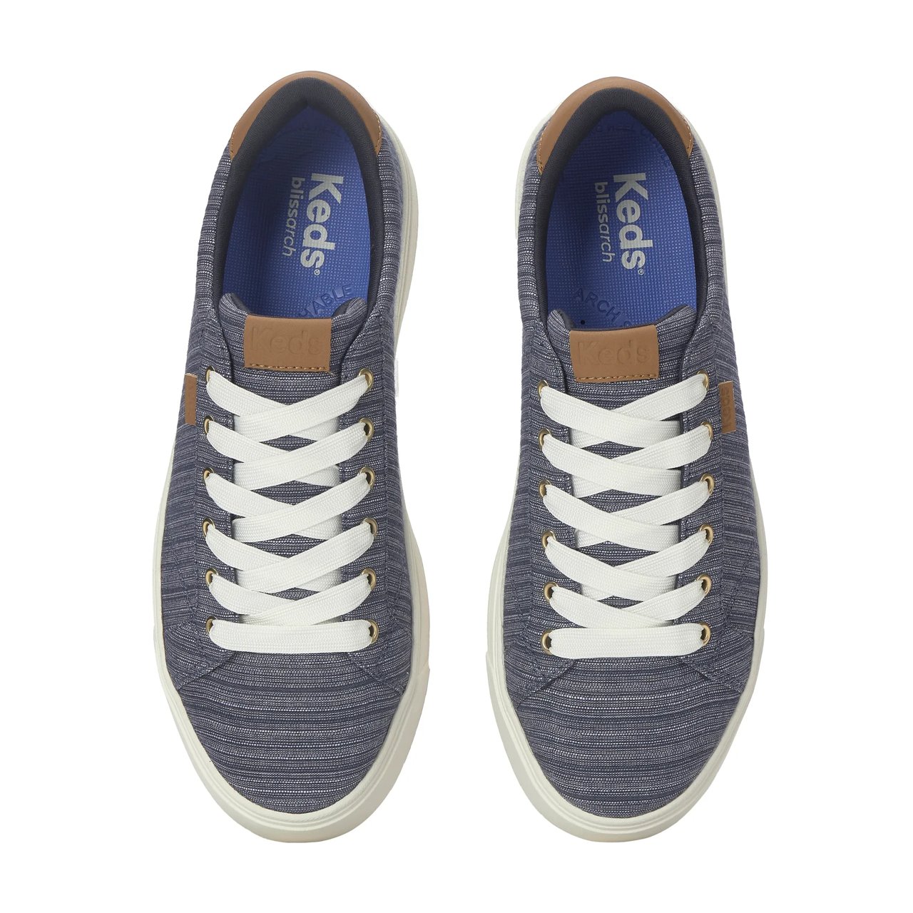 Park Stripe Chambray Lace-Up
