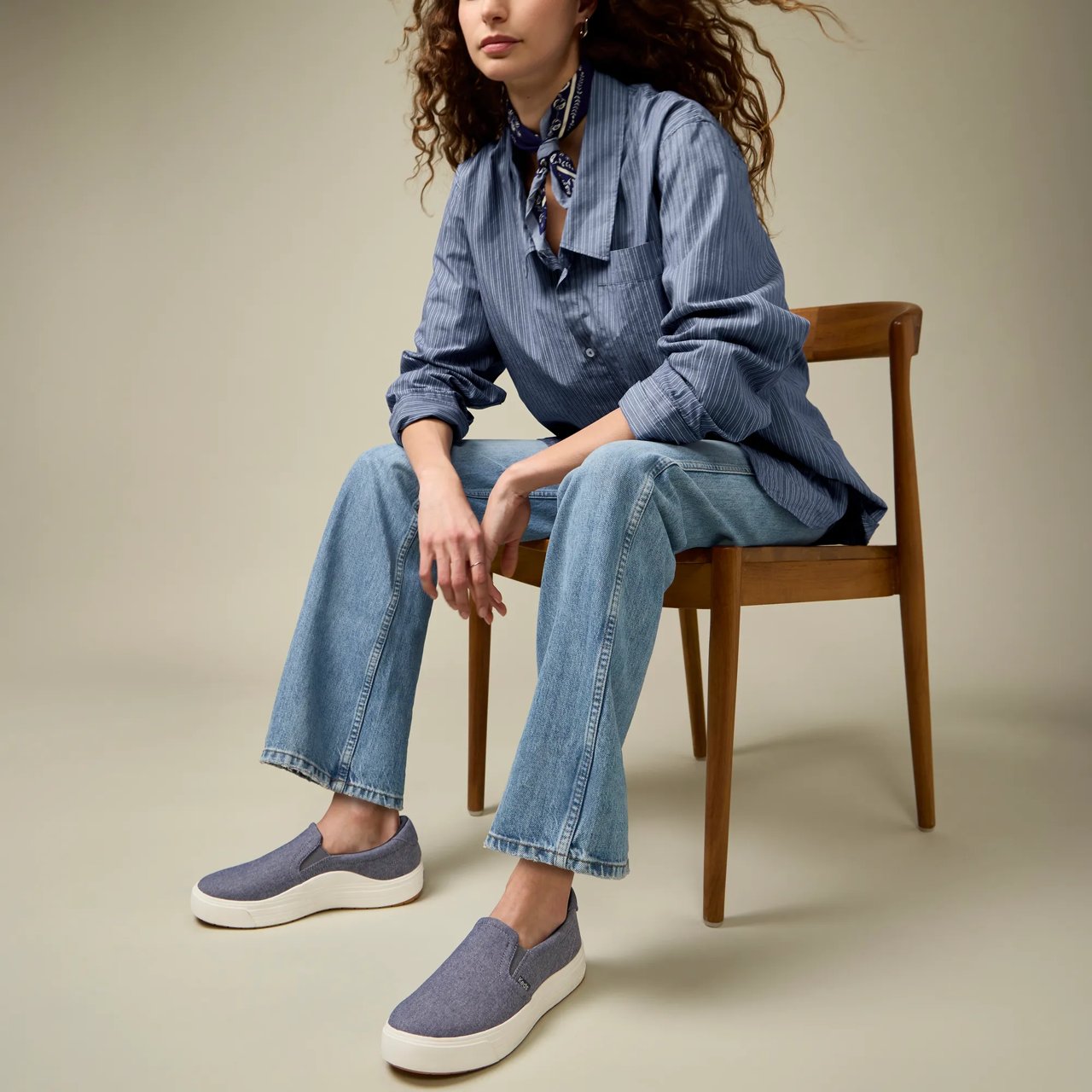 Park Chambray Slip-On