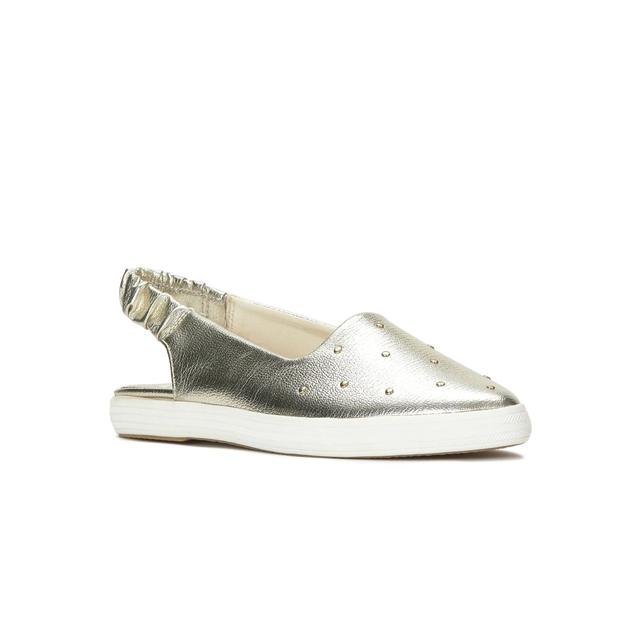 Point Slingback Leather Studs