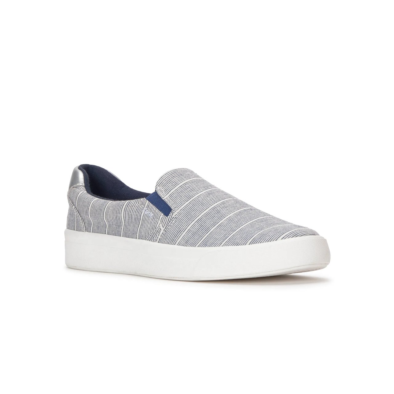 Pursuit Chambray Lurex Stripe Slip-On