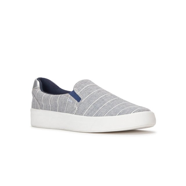 Pursuit Chambray Lurex Stripe Slip-On