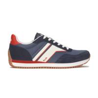 Rena Mesh/Suede/Leather Lace-Up Navy/Red view