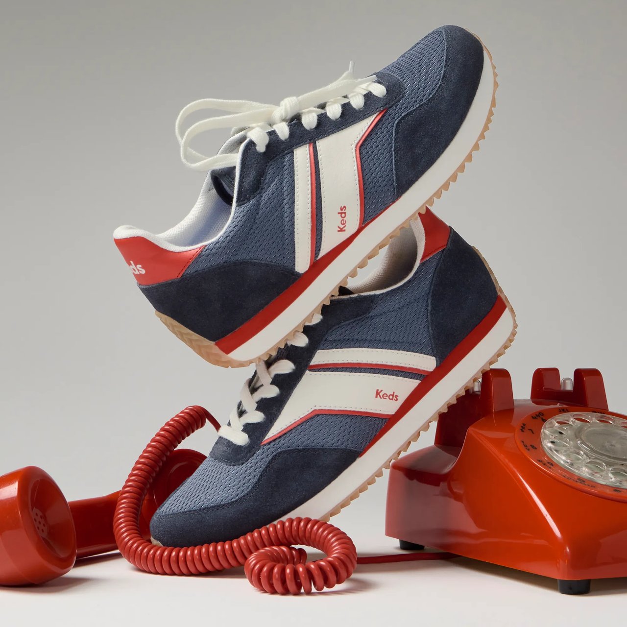 Rena Mesh/Suede/Leather Lace-Up