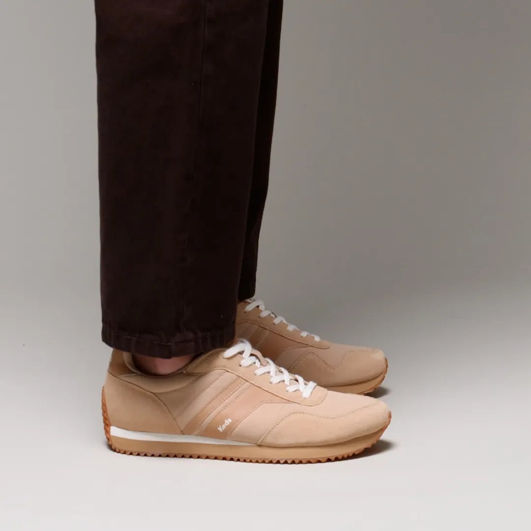 Rena Nylon/Suede Lace-Up