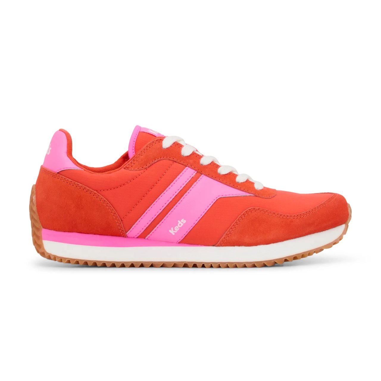 Rena Nylon/Suede Lace-Up