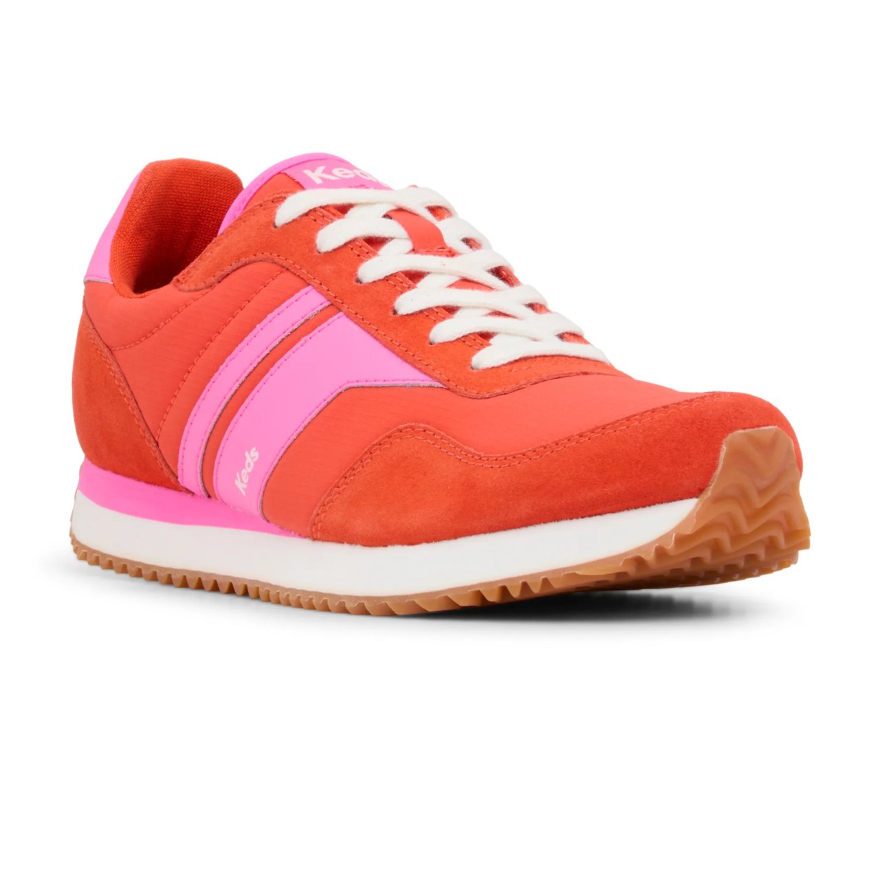 Rena Nylon/Suede Lace-Up