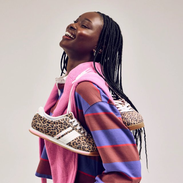 Revival Leopard Suede Lace-Up