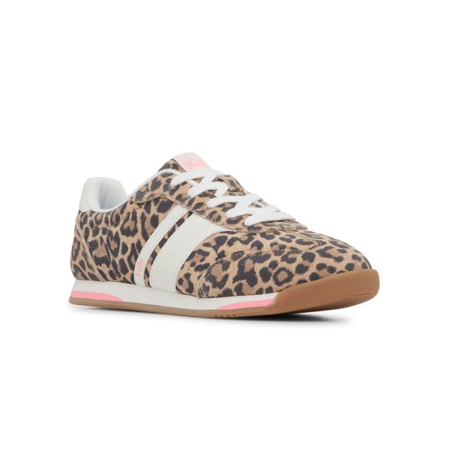 Revival Leopard Suede Lace-Up