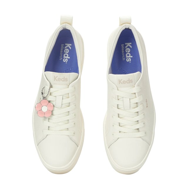 Skyler Leather Daisy Charm Lace-Up