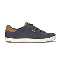 Center III Herringbone Chambray Lace-Up Navy/Cognac view