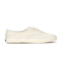 Champion Metallic Foil Canvas Lace-Up Egret/Champagne view