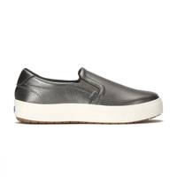 Park Metallic Leather Slip-On Gunmetal view