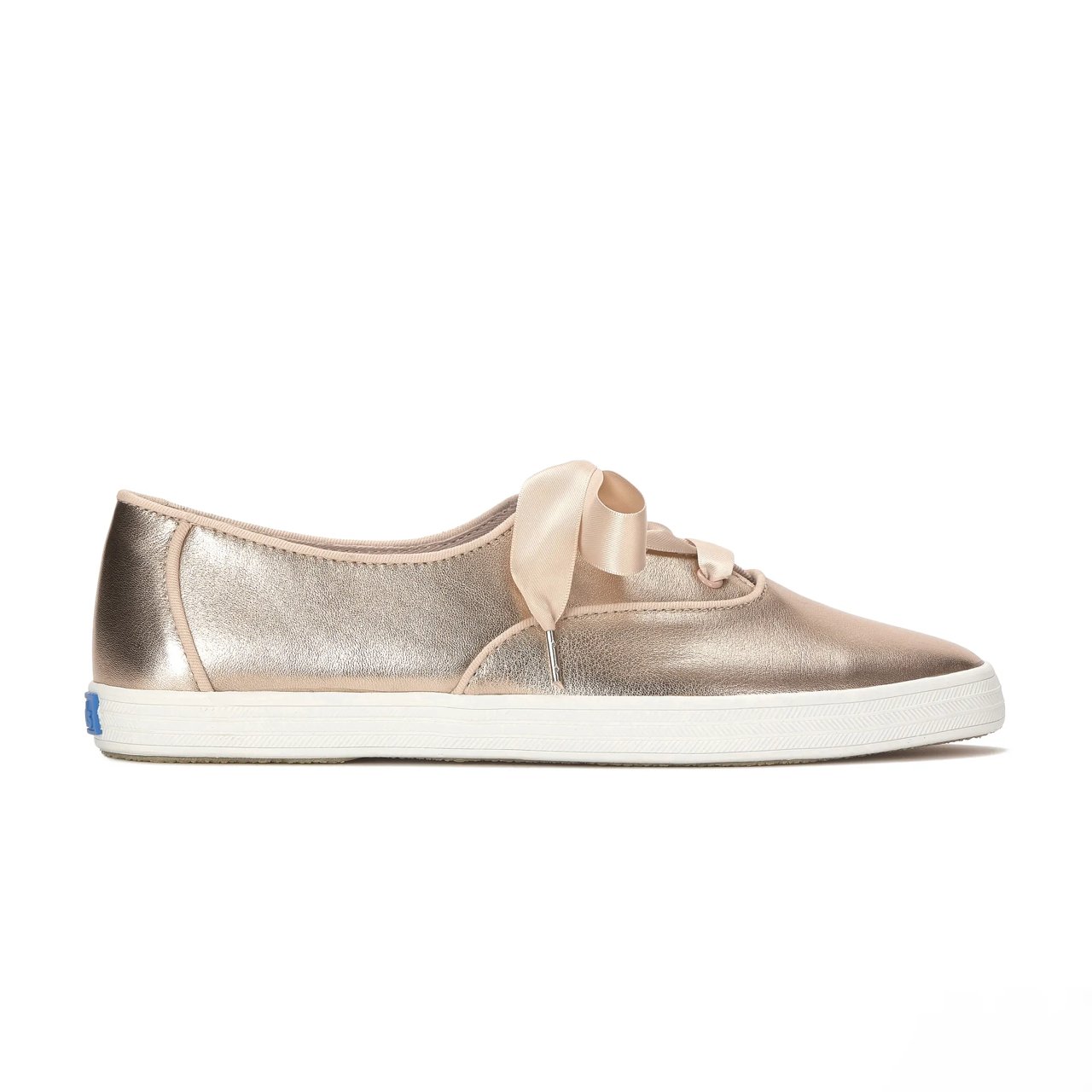 Champion Point Low Wave Metallic Leather Ballet Lace-Up