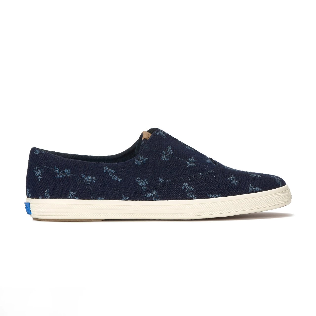 Champion Round Toe Chambray Floral Jacquard Slip-On