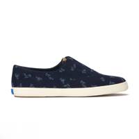 Champion Round Toe Chambray Floral Jacquard Slip-On Blue view