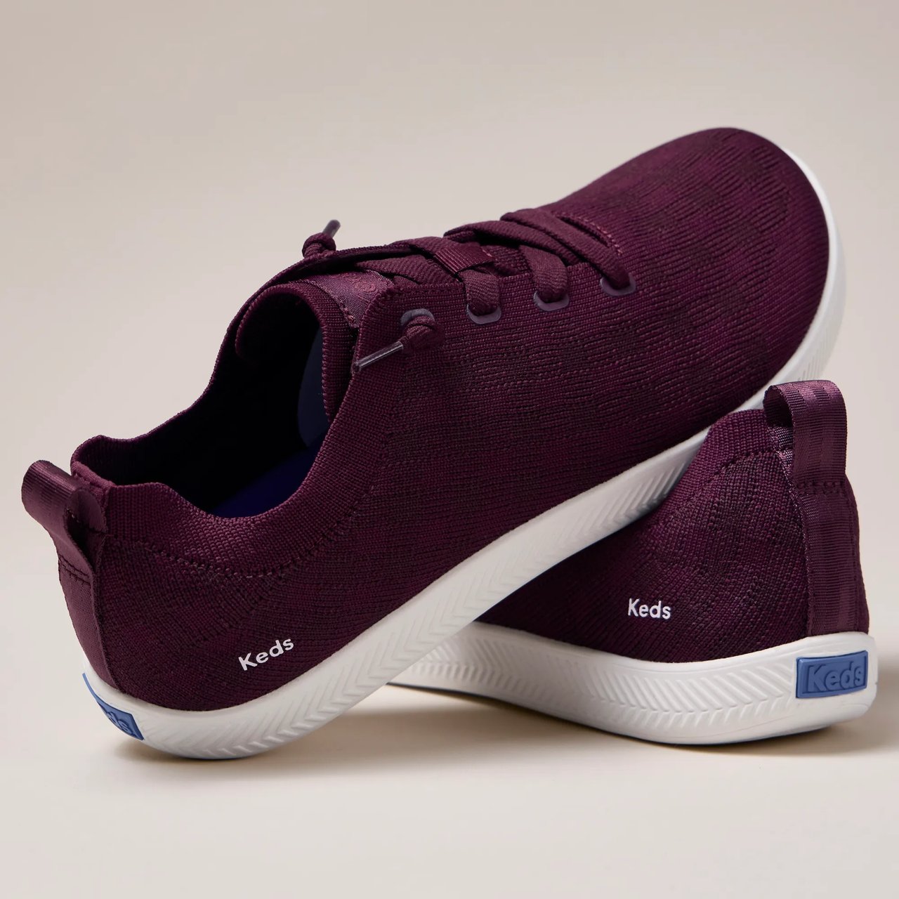 BlissMove Champ Tonal Plaid Engineered Knit Slip-On