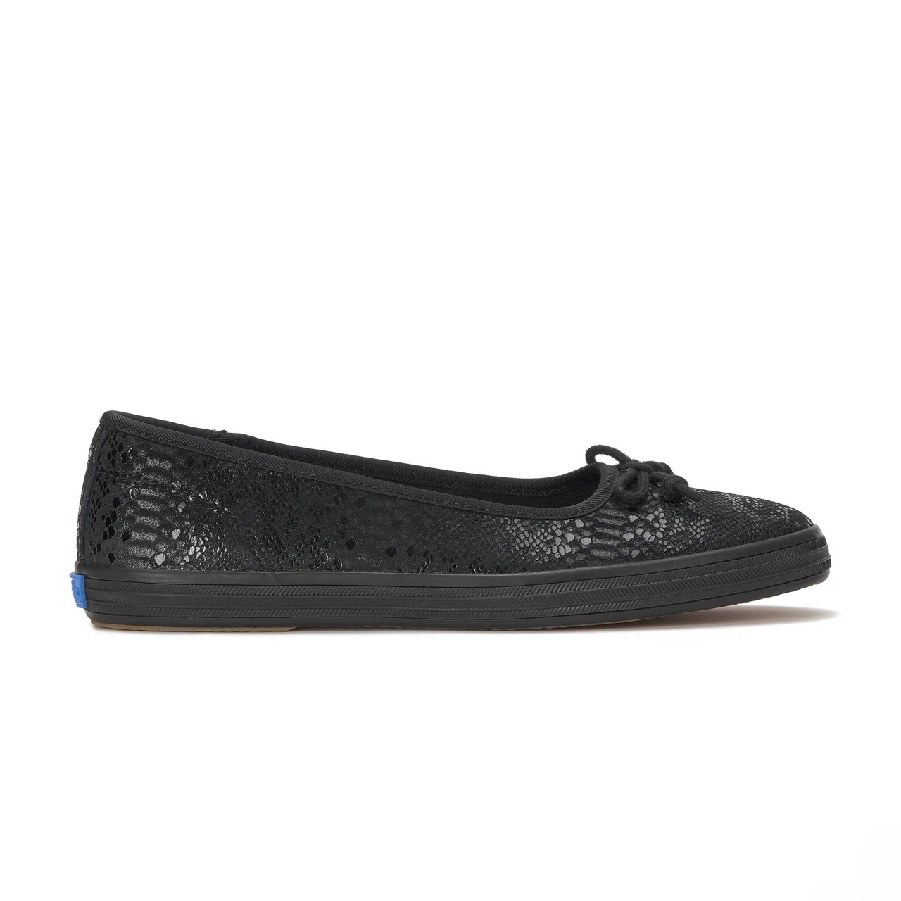 Maisie Ballet Metallic Foil Snake Leather