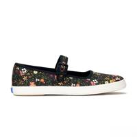 Maisie Mary Jane Woodland Floral Canvas Dark Teal/Multi view