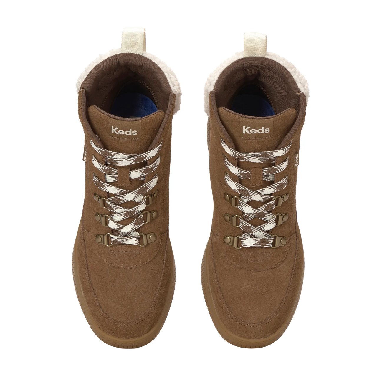 Nova Boot Lace Suede/Faux Sherling