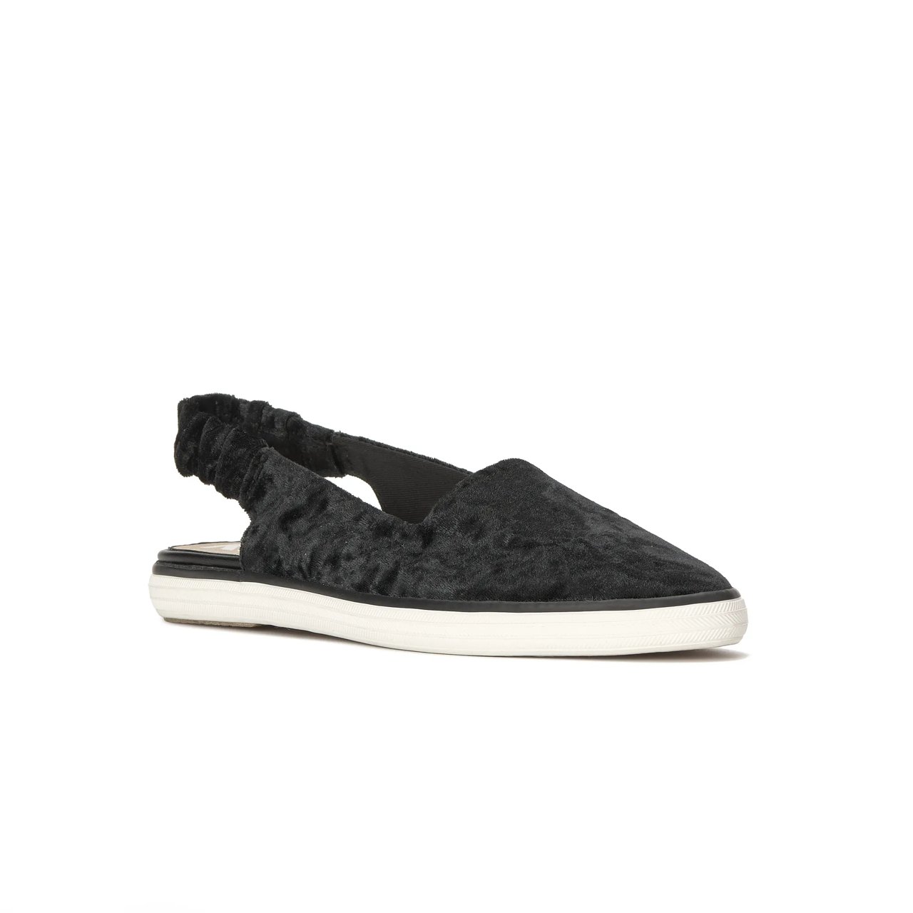 Point Slingback Crushed Velvet