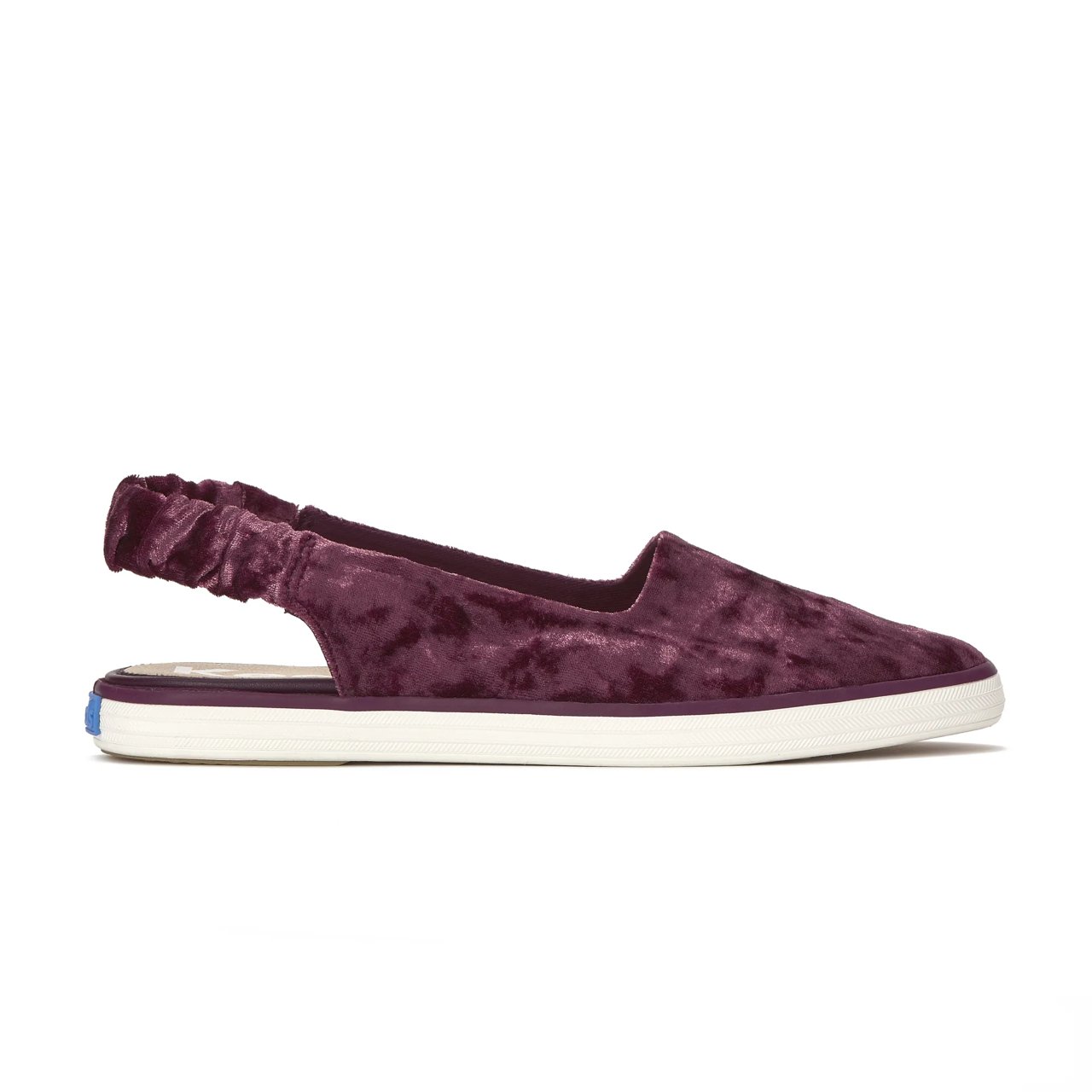 Point Slingback Crushed Velvet