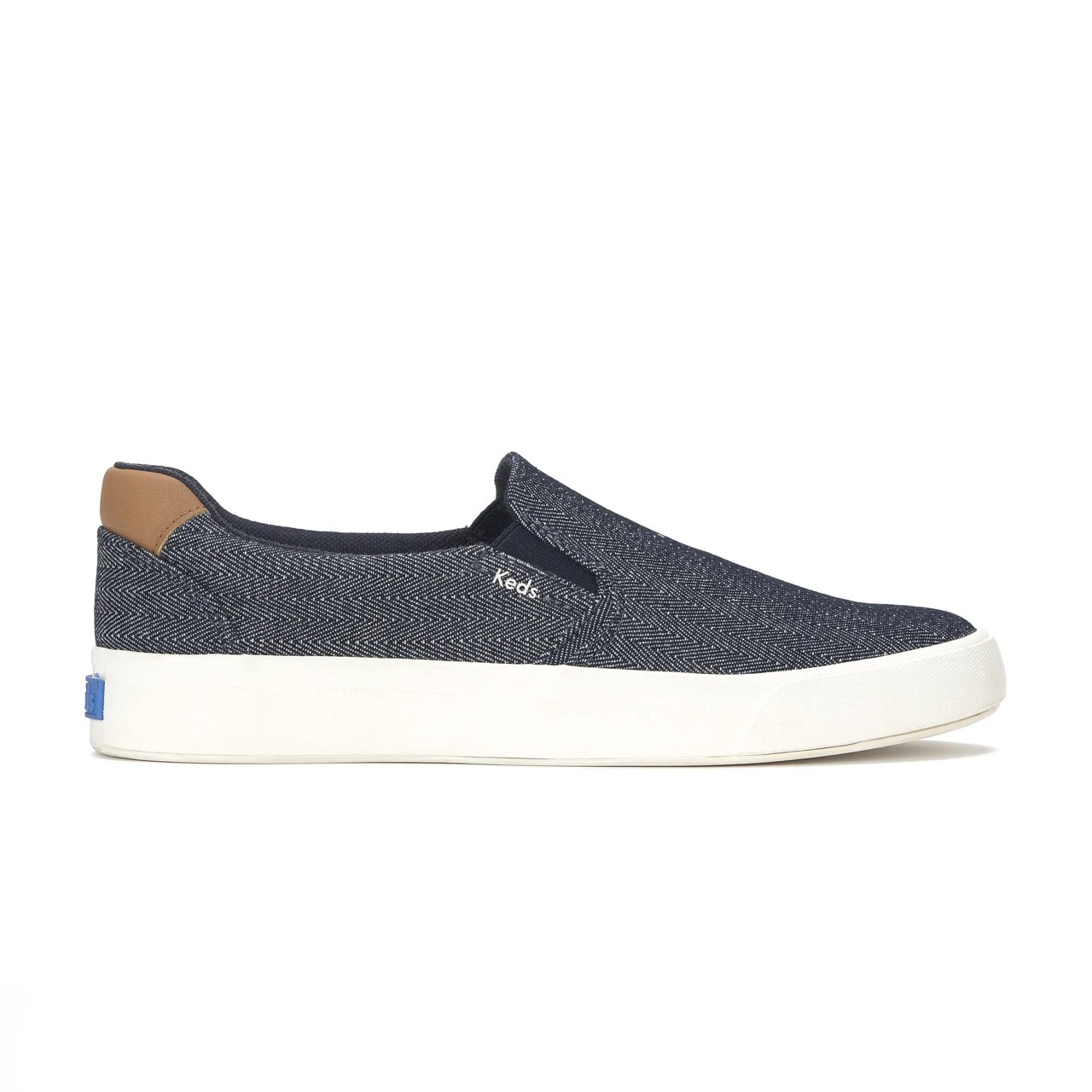 Pursuit Herringbone Chambray Slip-On