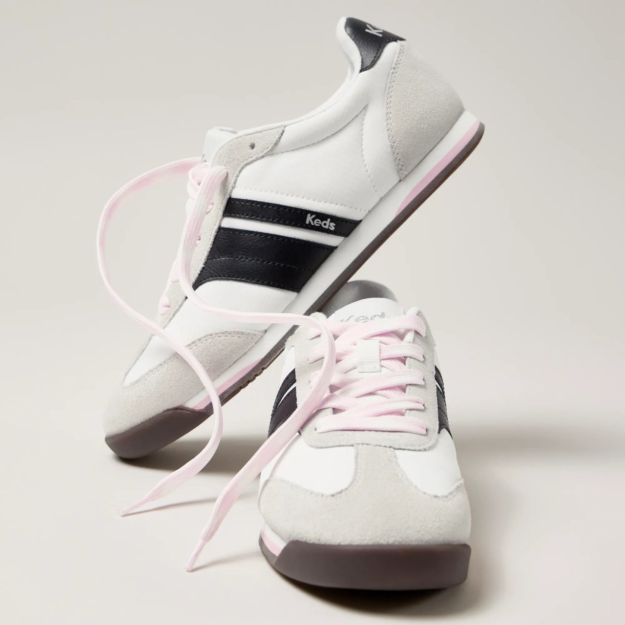 Revival Nylon/Suede Lace-Up