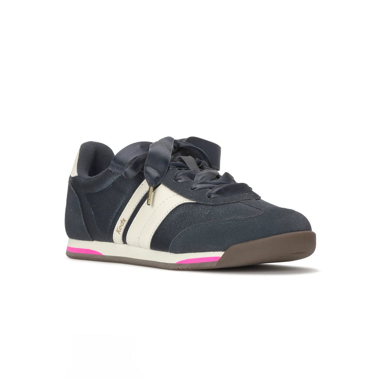 Revival Satin/Suede Lace-Up